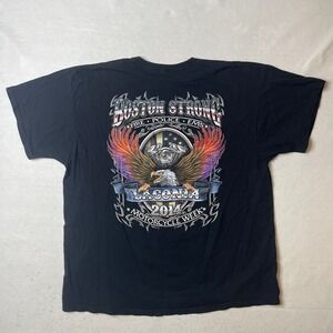 Boston Strong Fire Police EMS Laconia‎ 2014 Motorcycle Week Graphic T Shirt